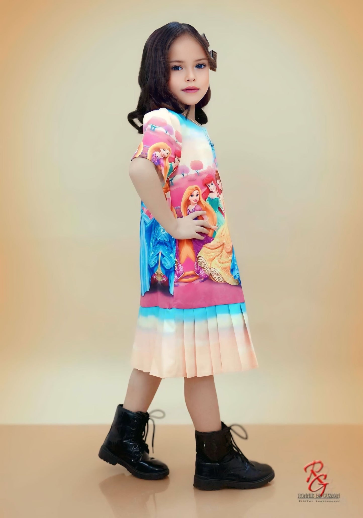 Disney Princess-Inspired Dress – Royal Elegance for Your Little One! (K104)