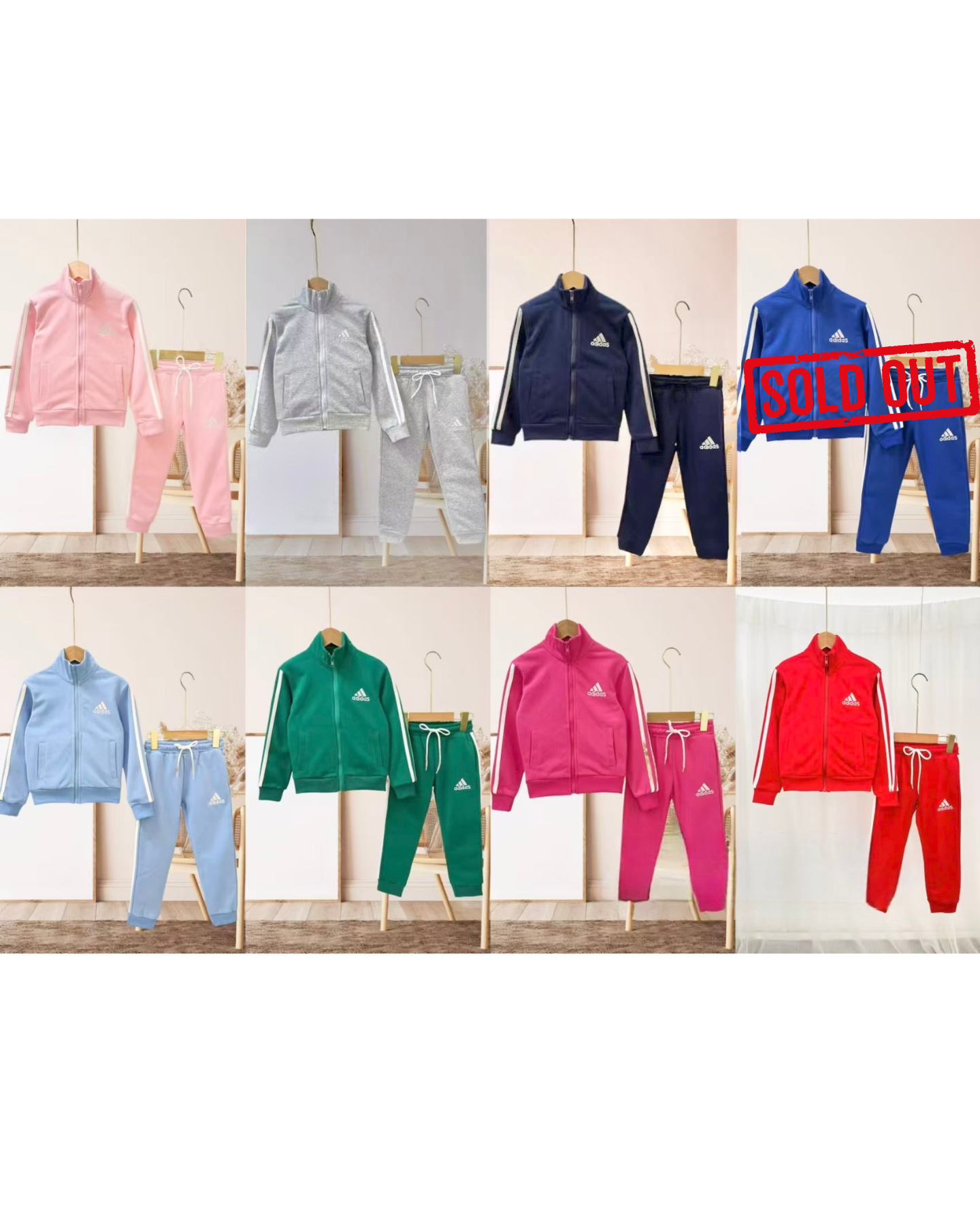 Adidas Teens’ Track Jacket & Jogger Set (AD241)