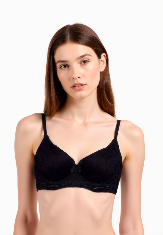 Black Lace/Ribbon Set